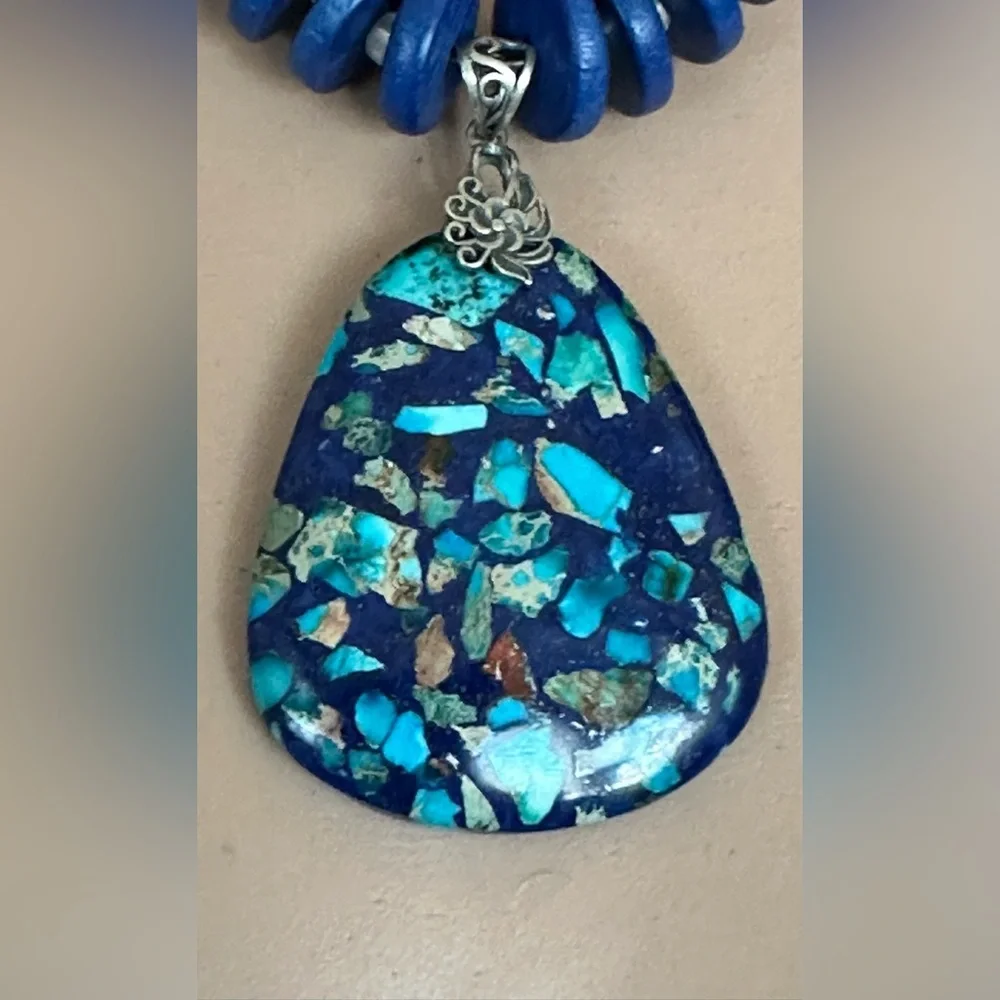 20 Inch Wood bead necklace NWOT - Picture 12 of 12